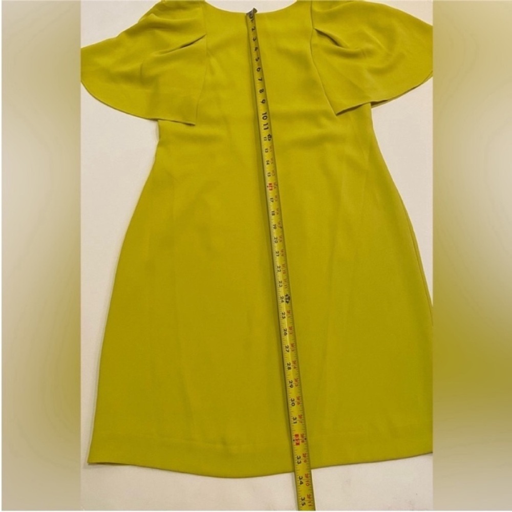 Trina Turk Summer Dress Scenic Pleated Short Sleeve Shift Dress size 4 - Picture 11 of 13